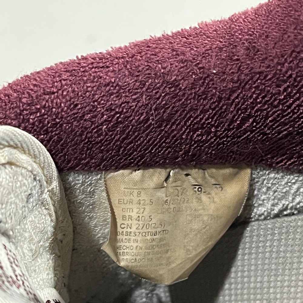 Nike Air Force 1 Sneaker Men's 9 Low College Pack‎ Night Maroon Sail DQ7659-102 - Picture 11 of 12
